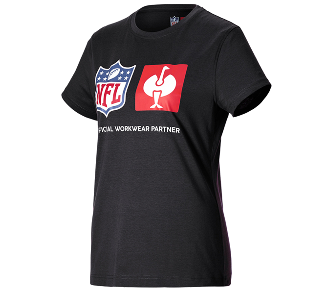 Widok główny, Współpraca, NFL T-Shirt cotton, ladies, czarny