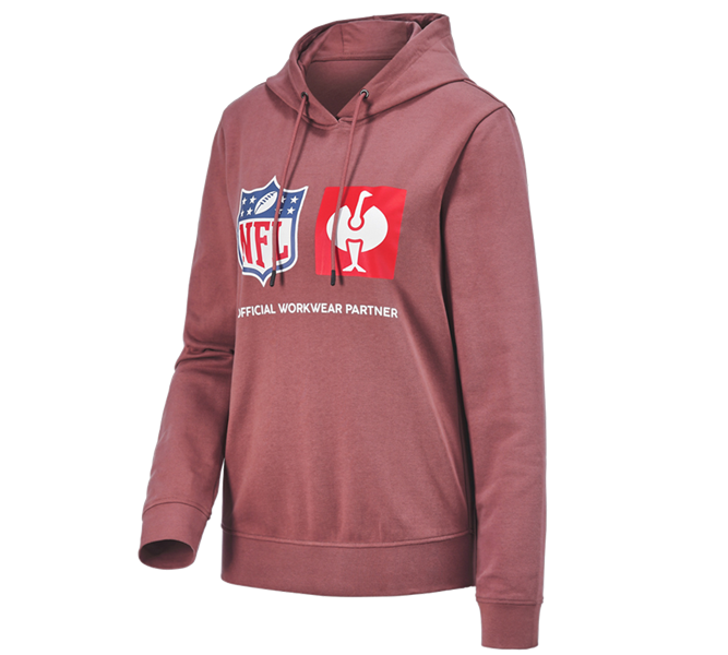 Widok główny, Odzież, NFL Hoodie cotton, ladies, czerwony tlenkowy