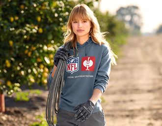 Widok 3, NFL Hoodie cotton, ladies, niebieski tlenkowy