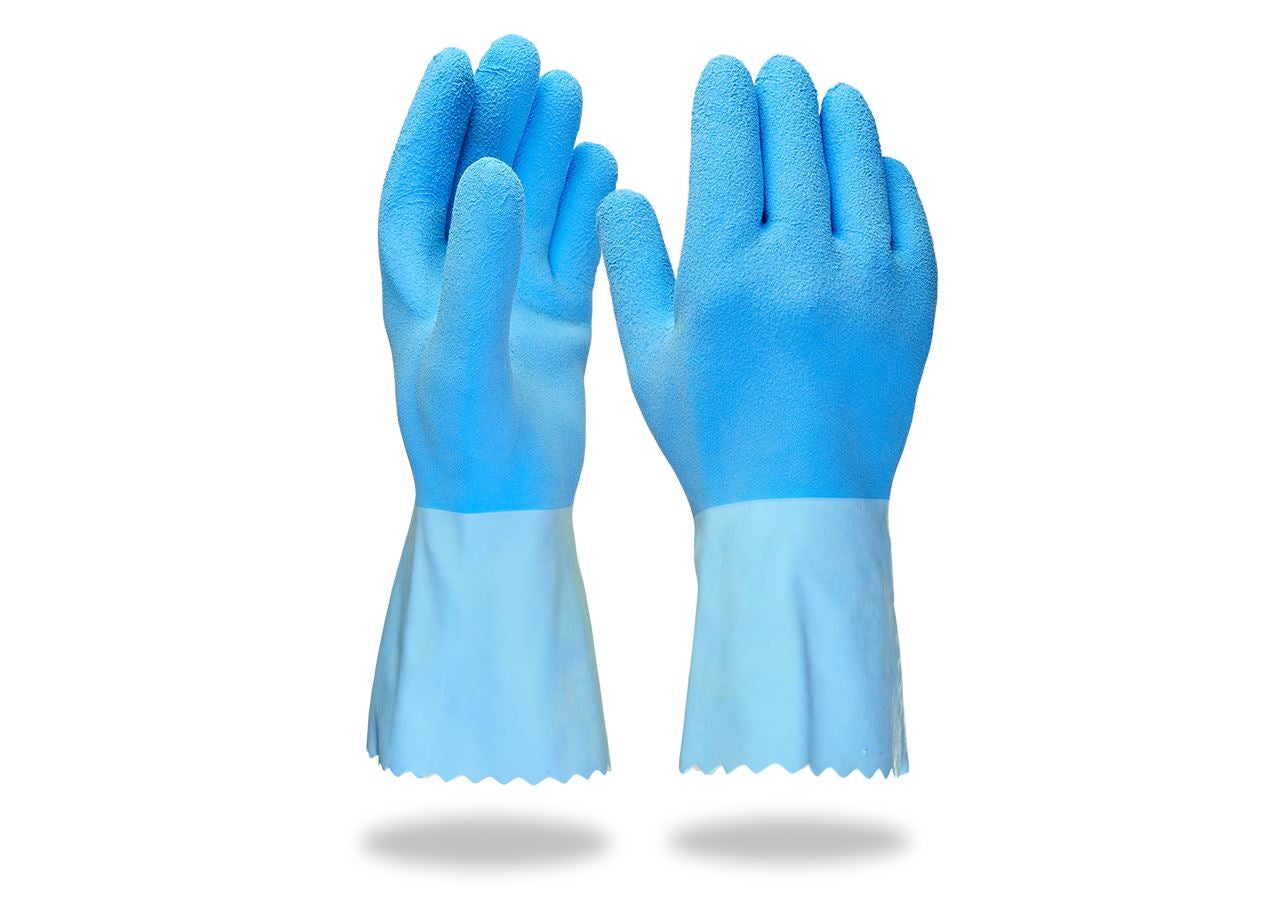 Odporność chemiczna: Specjalne rękawice lateksowe Hy Blue