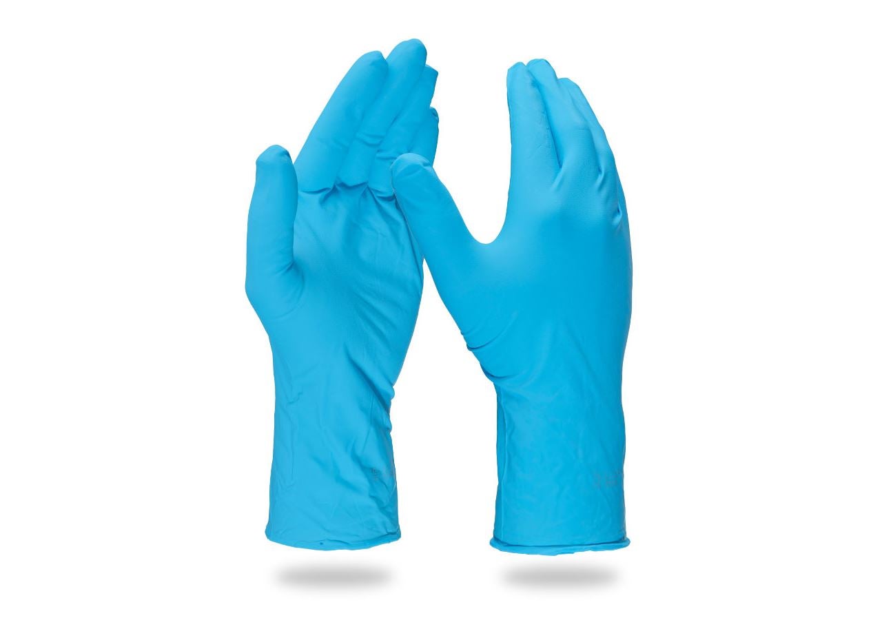 Odporność chemiczna: Jednorazowe rękawice nitryl. Chem Risk II,bezpudr.
