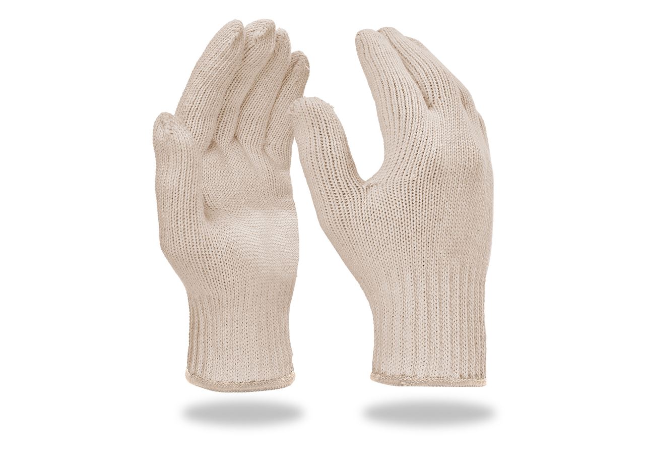 Tekstylne: Rękawice dzianinowe, opakowanie 12 szt. + biały