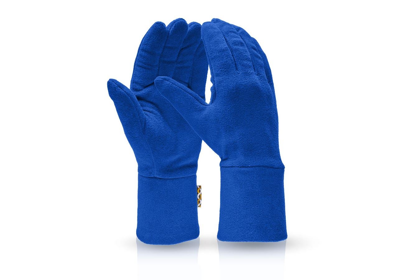 Tekstylne: Rękawiczki z mikropolaru e.s. FIBERTWIN® + chabrowy