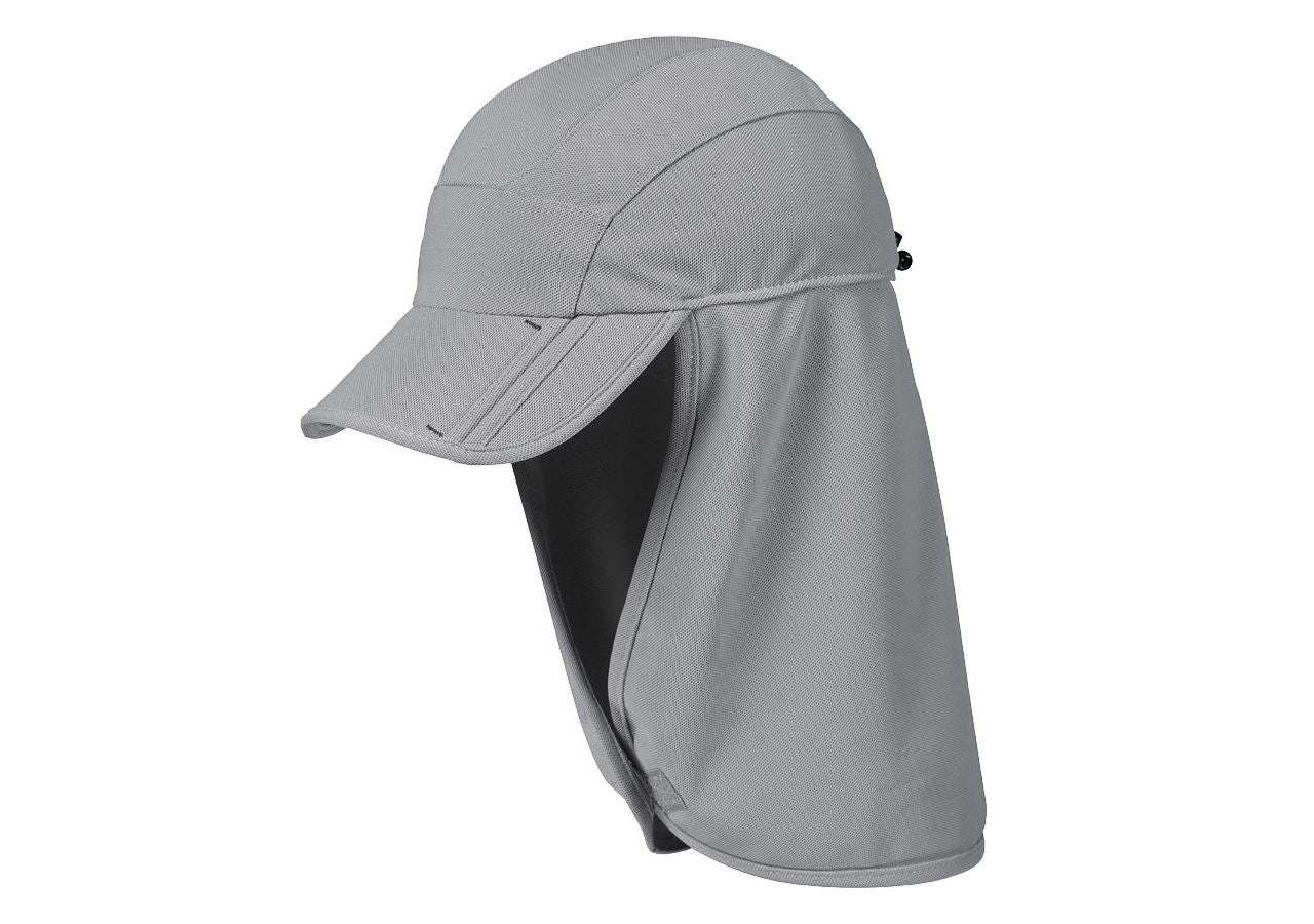 Akcesoria: e.s. Funkcyjna czapka z daszkiem UV + platynowy/antracytowy
