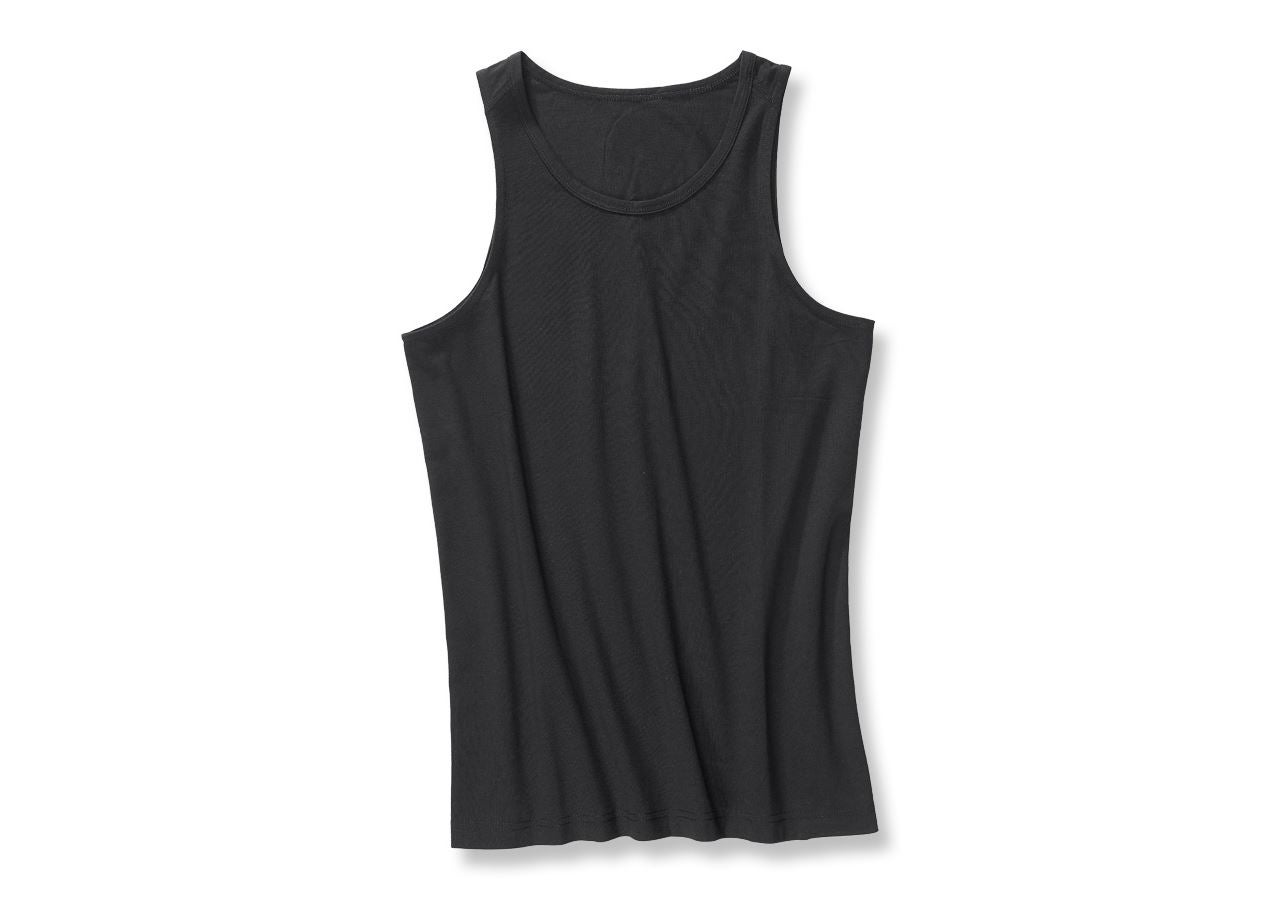 Bielizna | Odzież termoaktywna: e.s. cotton stretch Koszulka bokserka + czarny