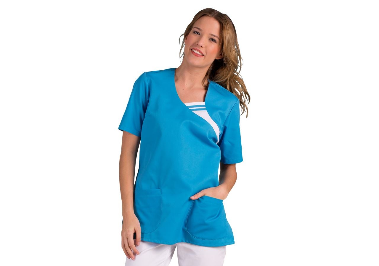 Koszulki | Pulower | Bluzki: Tunika medyczna Lorielle + turkusowy