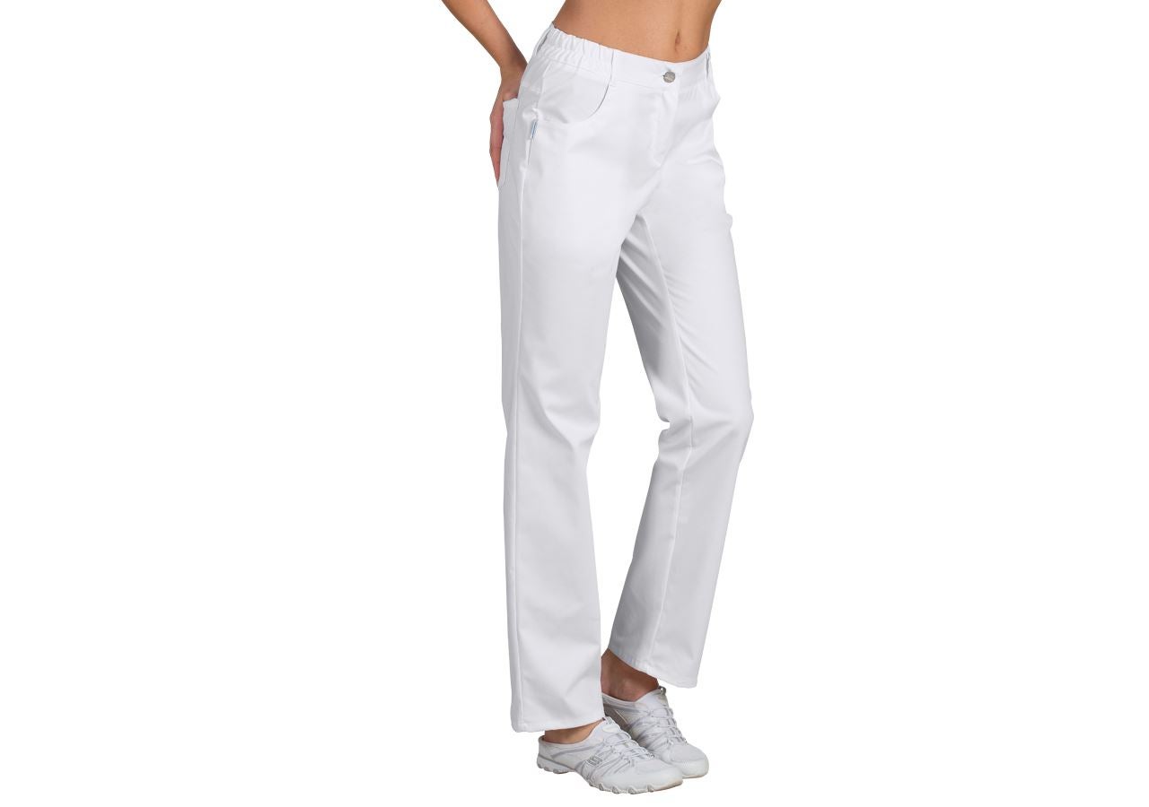 Spodnie robocze: Spodnie damskie Winnie + biały