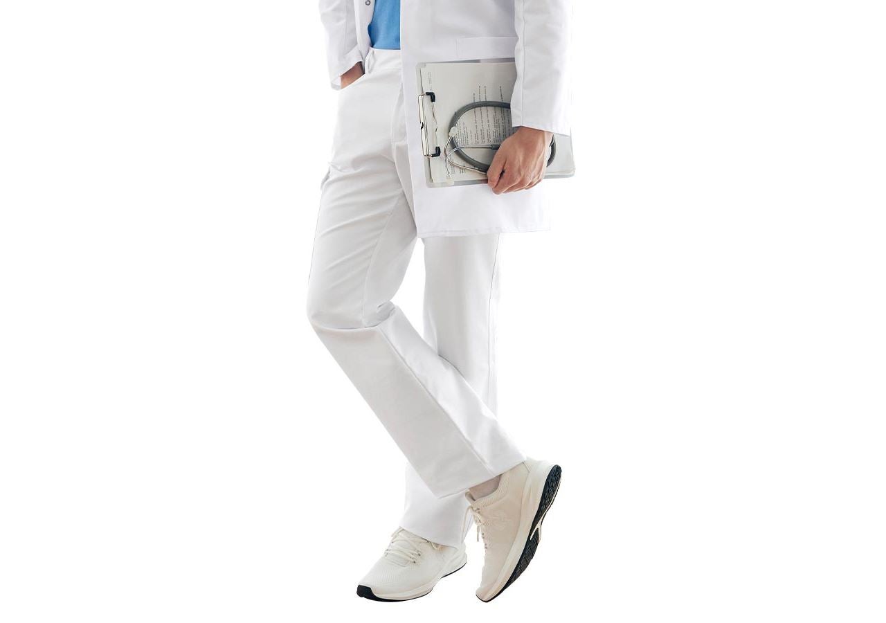 Spodnie robocze: Spodnie męskie Oskar + biały