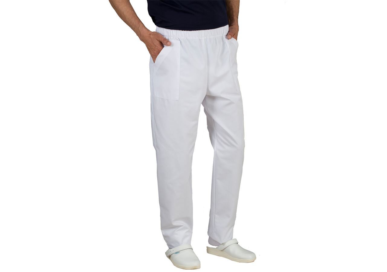 Tematy: Spodnie na gumce Lanzarote + biały