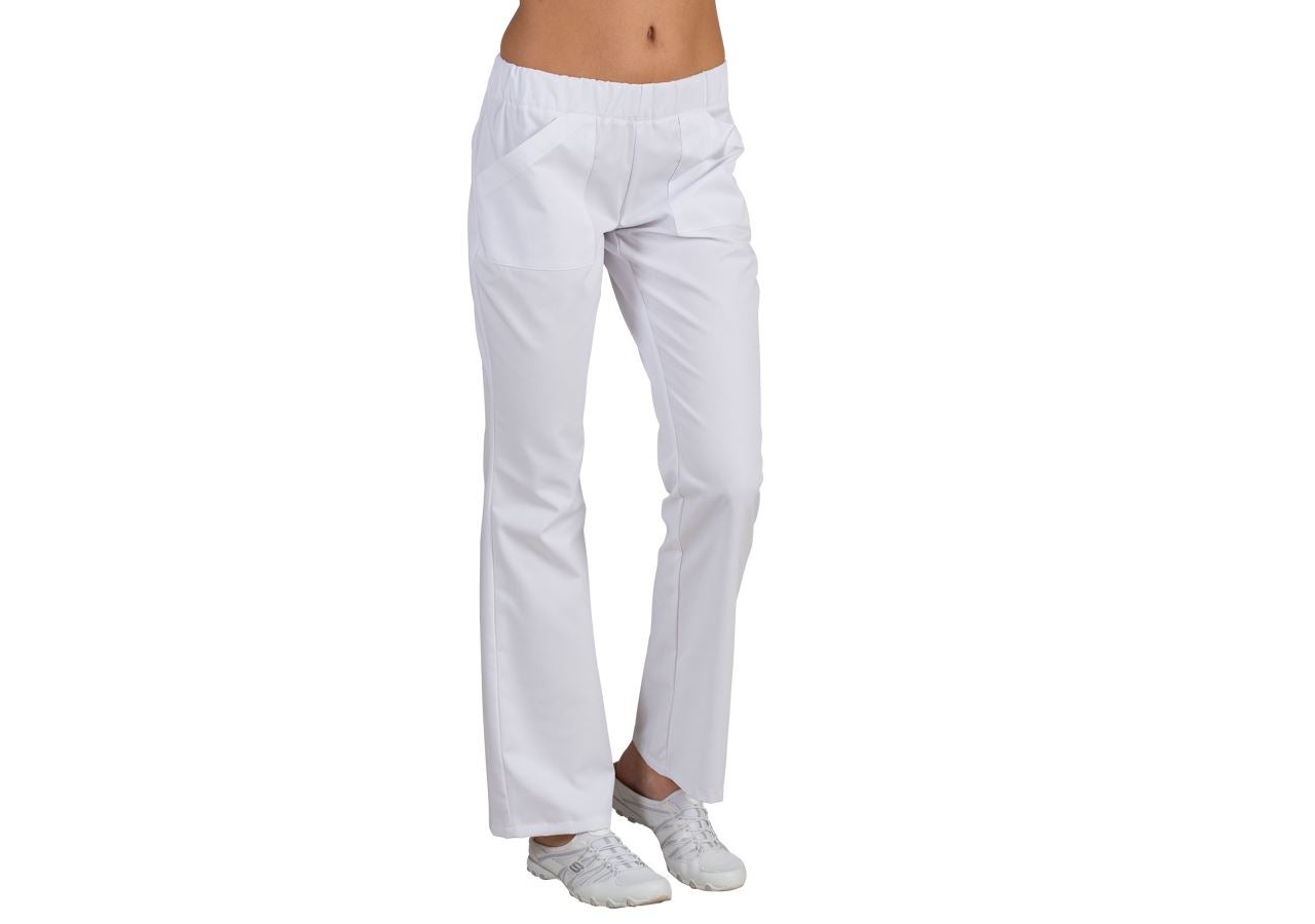 Spodnie robocze: Spodnie damskie Melanie + biały