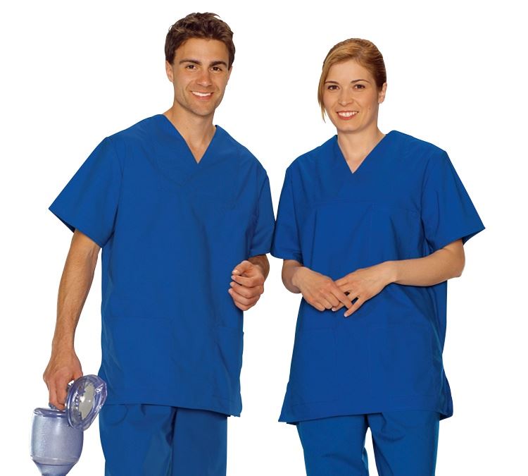 Koszulki | Pulower | Koszule: Kasak chirurgiczny + niebieski