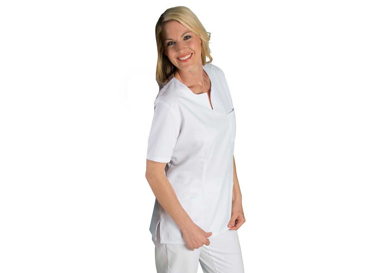 Koszulki | Pulower | Bluzki: Tunika medyczna Susi + biały