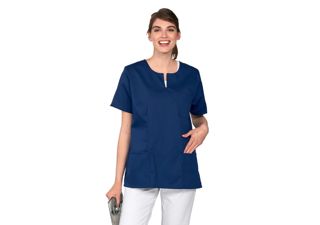 Koszulki | Pulower | Bluzki: Tunika medyczna Susi + niebieski marine