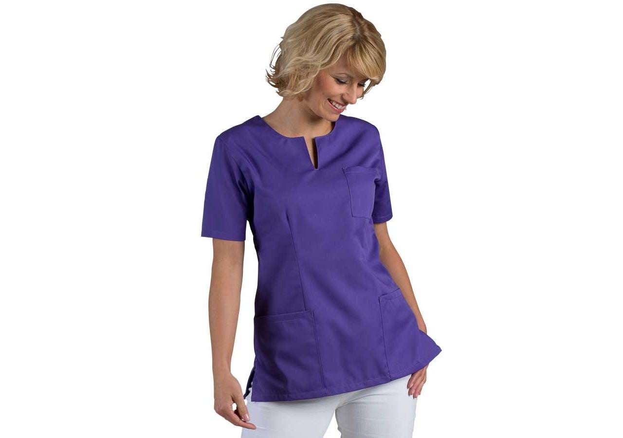 Koszulki | Pulower | Bluzki: Tunika medyczna Susi + purpurowy