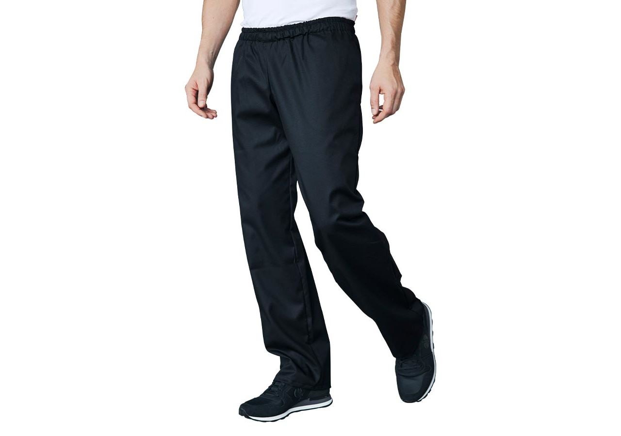 Spodnie robocze: Spodnie kucharskie Genf II + czarny