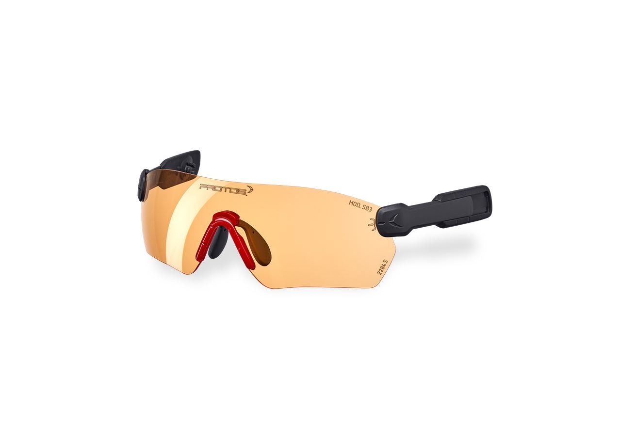Okulary ochronne: e.s. Okulary ochronne Protos® Integral + pomarańczowy