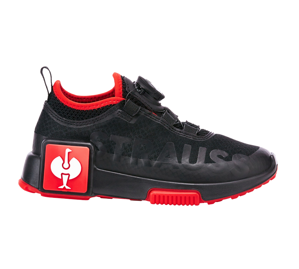 Obuwie dziecięce: Uniwersalne buty e.s. Etosha, dziecięce + czarny/strauss czerwony