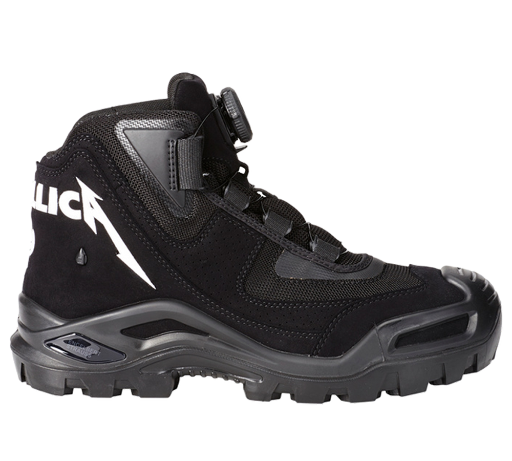 S3: Metallica safety boots + czarny