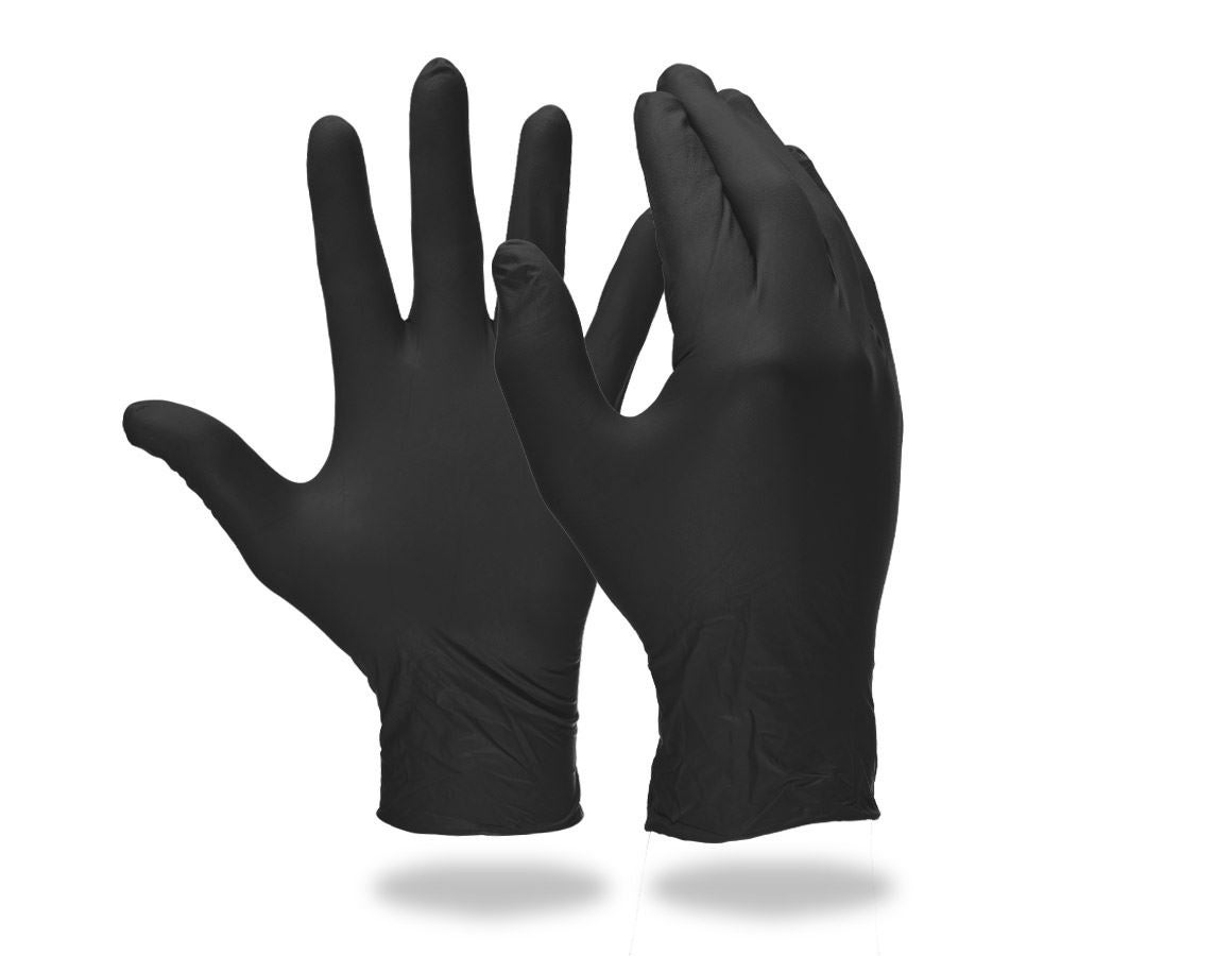 Rękawiczki jednorazowe: Jednoraz. rękawice lateks. do bad. lek., bezpudr. + czarny