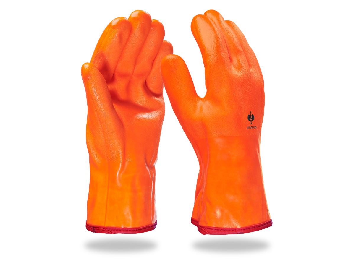 Rękawice powlekane: Rękawice chroniące przed zimnem z powłoką PCW