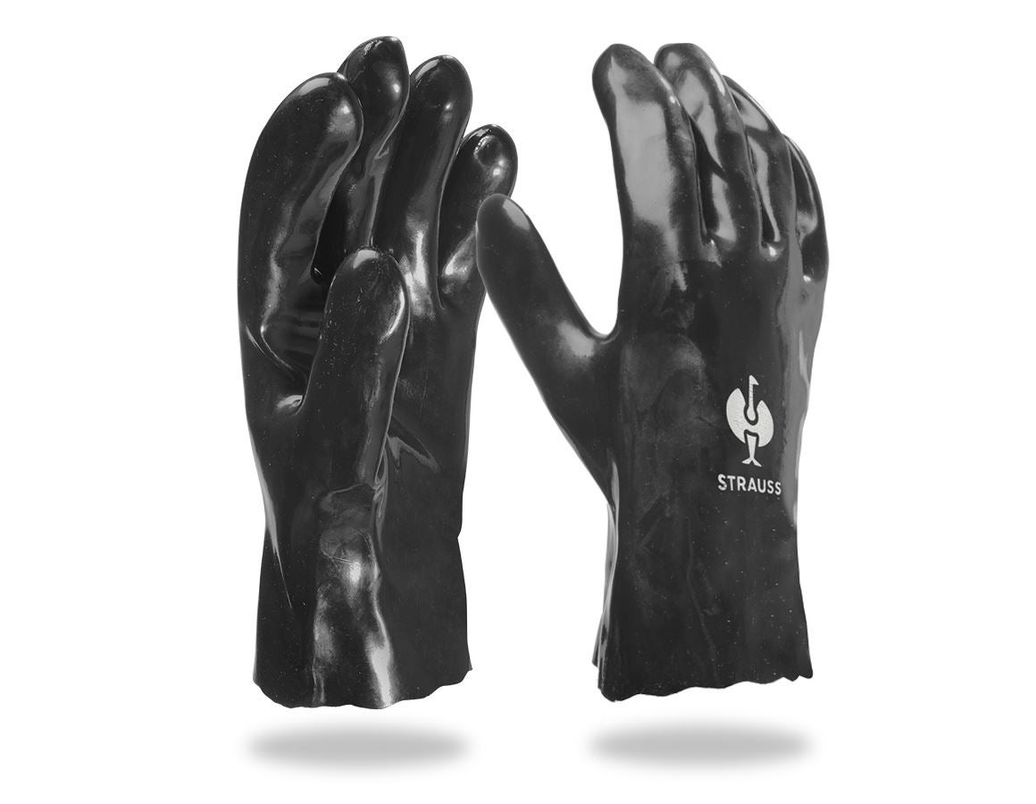 Odporność chemiczna: Specjalne rękawice z powłoką PCW Oil Protec