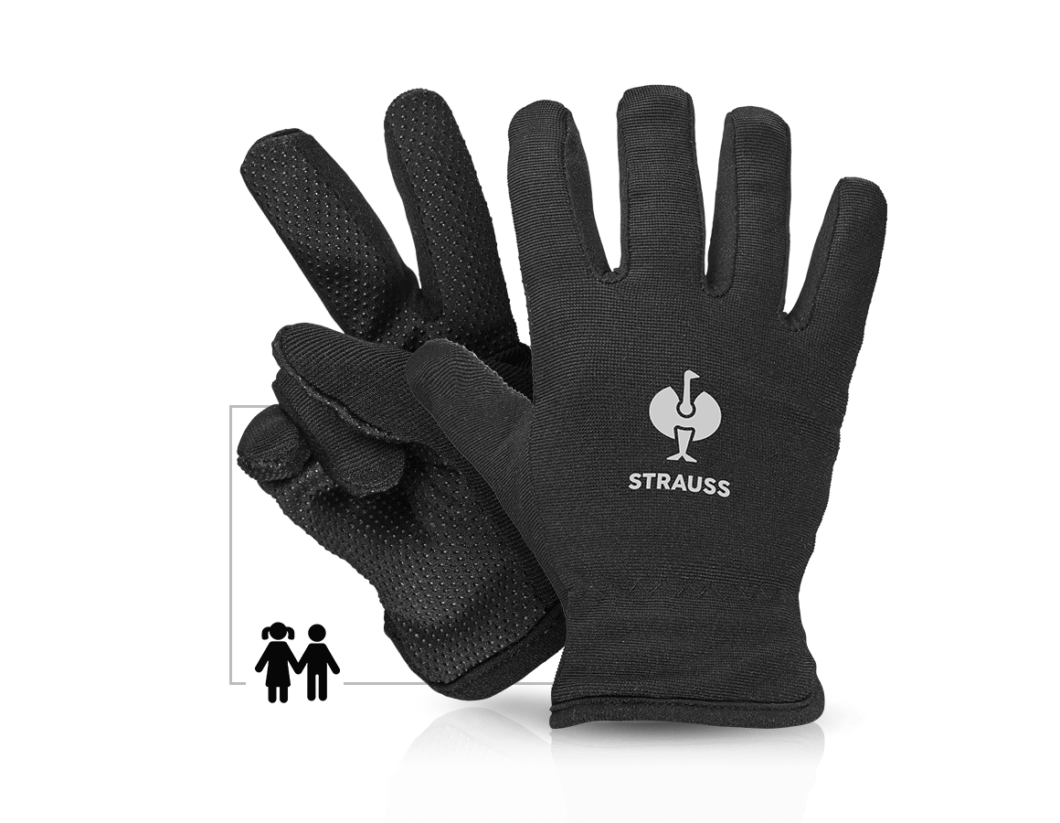 Akcesoria: e.s. Zimowe rękawice dziecięce Fleece Comfort + czarny