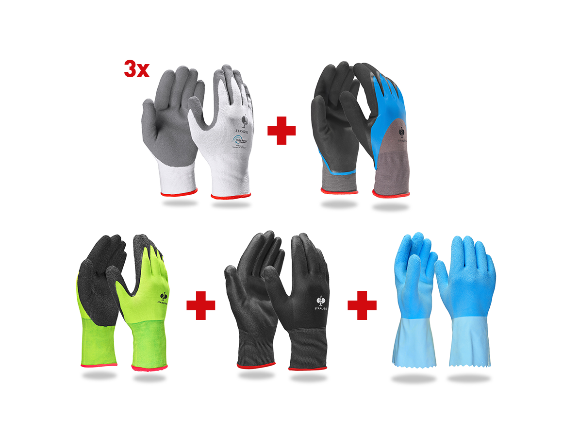 Zestawy | Akcesoria: Zestaw profesjonalnych rękawic dla inst. sanit. II