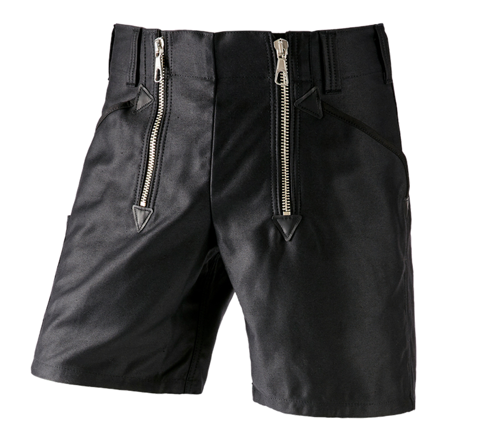 Spodnie robocze: Spodenki rzemieślnicze z moleskinu + czarny