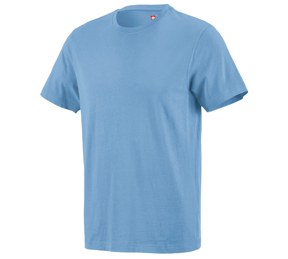 Koszulki | Pulower | Koszule: e.s. Koszulka cotton + niebieski lazurowy
