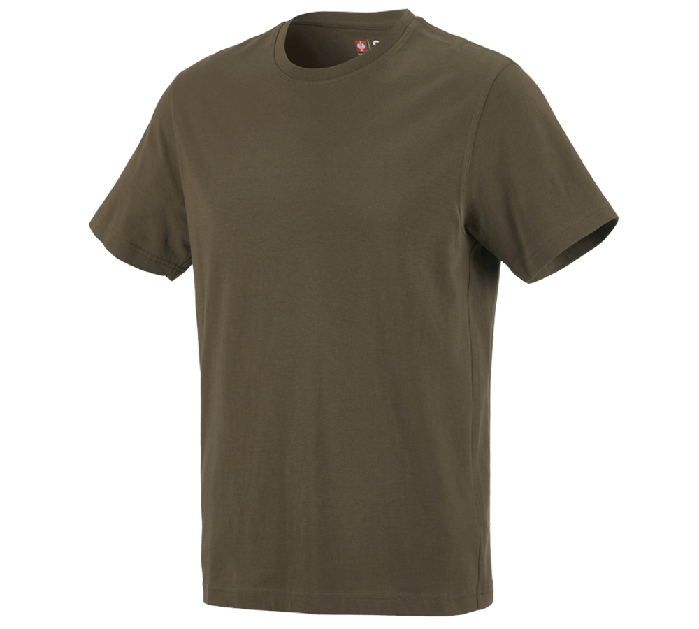 Koszulki | Pulower | Koszule: e.s. Koszulka cotton + oliwkowy