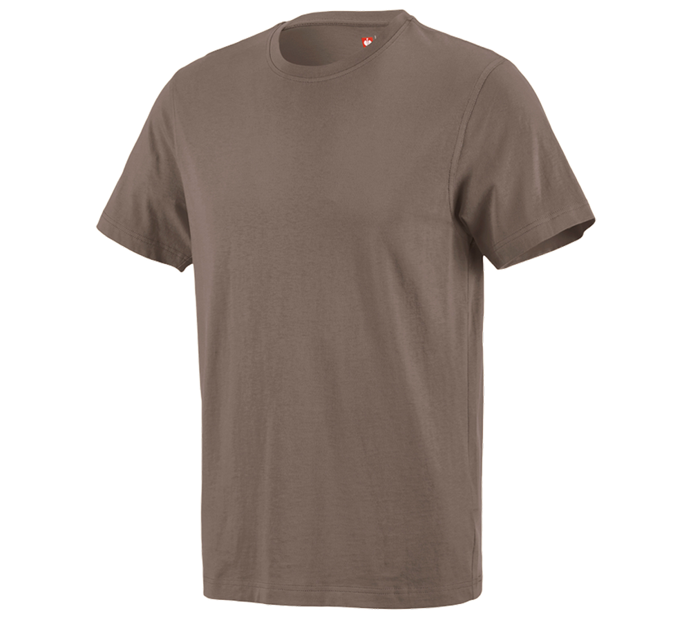Koszulki | Pulower | Koszule: e.s. Koszulka cotton + żwirowy