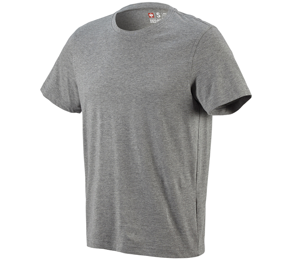 Koszulki | Pulower | Koszule: e.s. Koszulka cotton + szary melanżowy