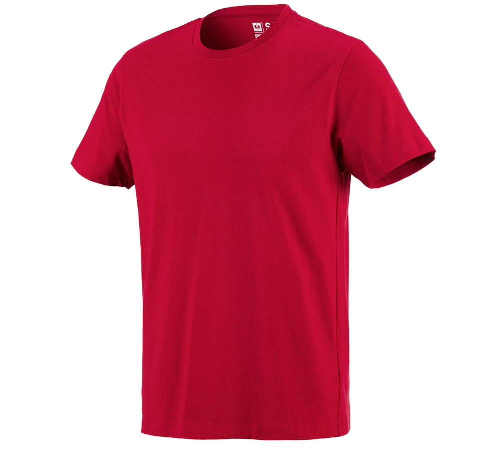 Koszulki | Pulower | Koszule: e.s. Koszulka cotton + ognistoczerwony