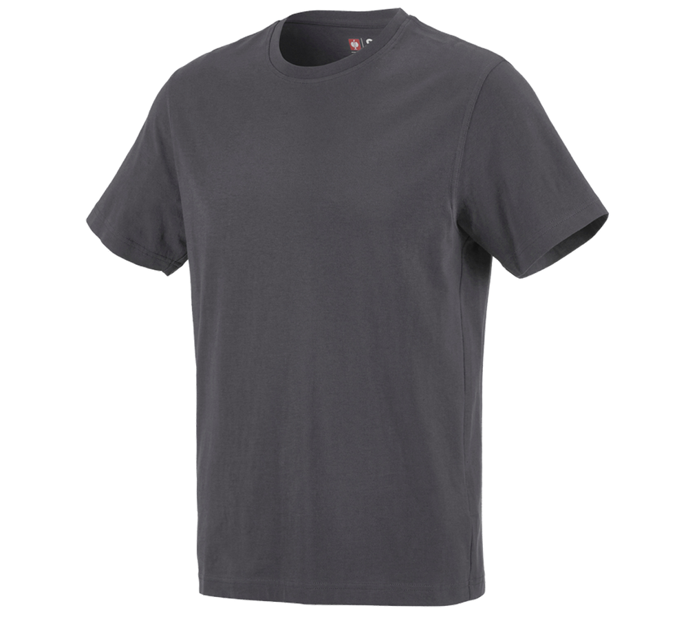 Koszulki | Pulower | Koszule: e.s. Koszulka cotton + antracytowy