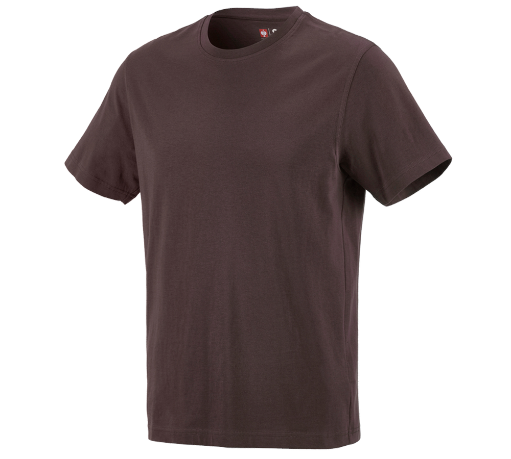 Koszulki | Pulower | Koszule: e.s. Koszulka cotton + brązowy