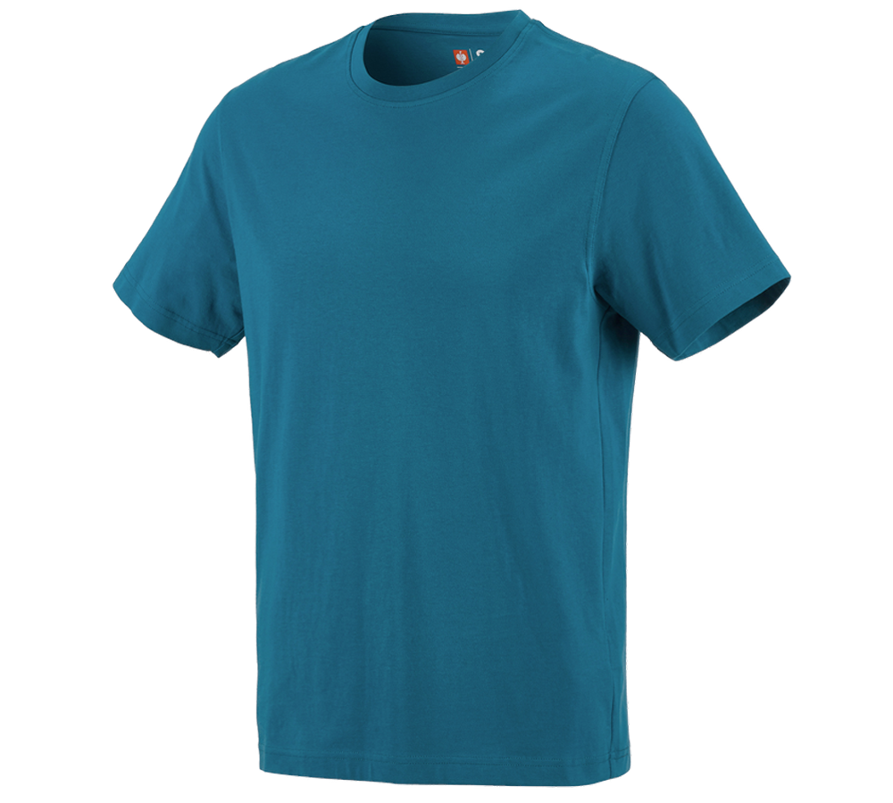 Koszulki | Pulower | Koszule: e.s. Koszulka cotton + petrol