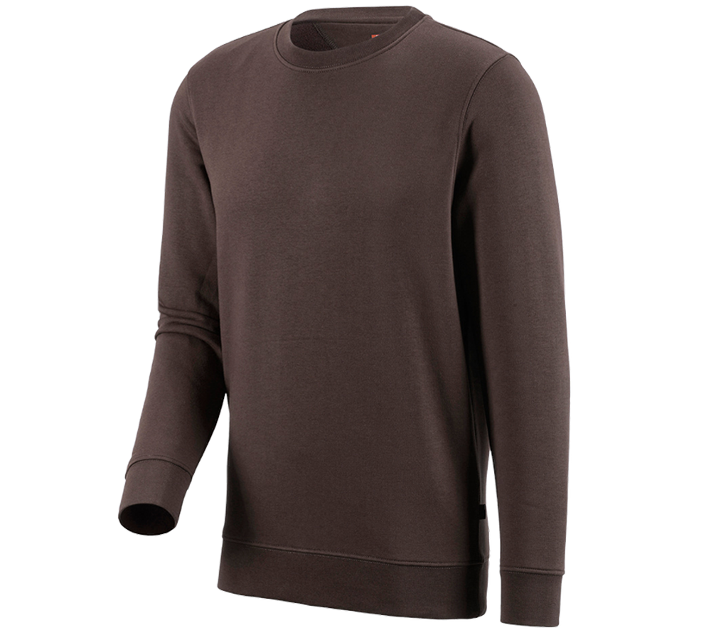 Koszulki | Pulower | Koszule: e.s. Bluza poly cotton + kasztanowy