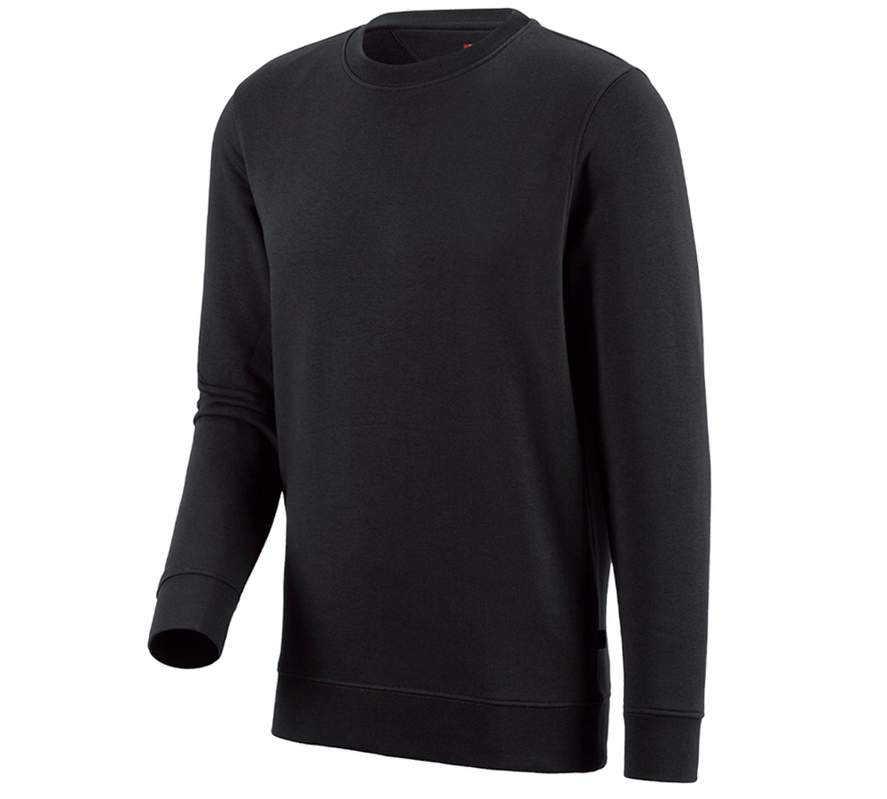 Koszulki | Pulower | Koszule: e.s. Bluza poly cotton + czarny