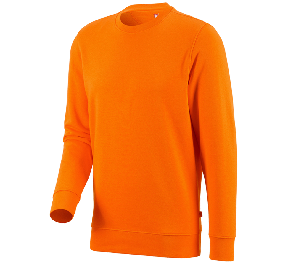 Koszulki | Pulower | Koszule: e.s. Bluza poly cotton + pomarańczowy