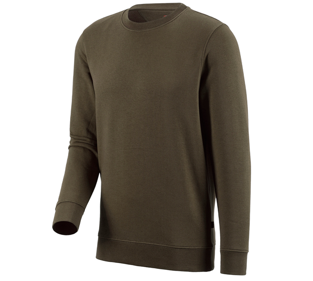 Koszulki | Pulower | Koszule: e.s. Bluza poly cotton + oliwkowy