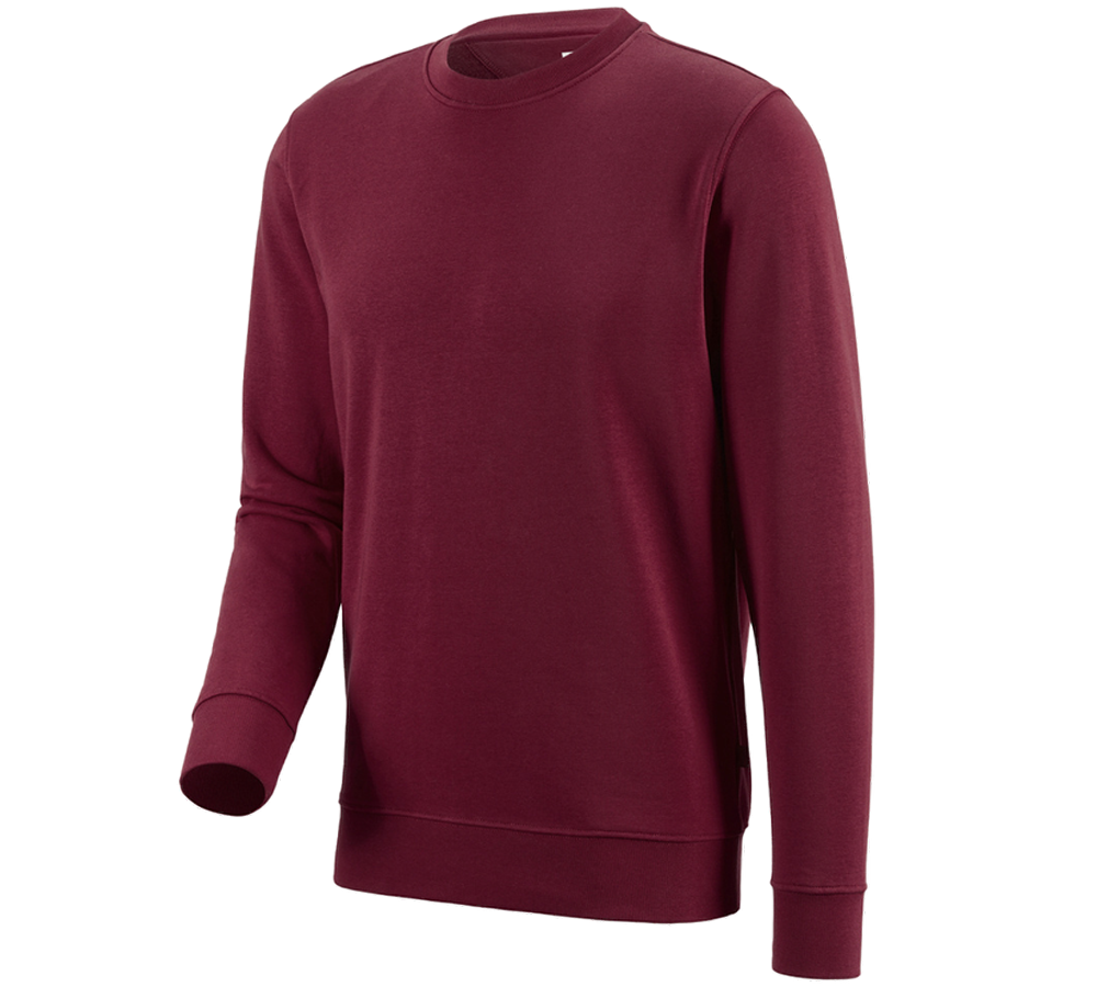 Koszulki | Pulower | Koszule: e.s. Bluza poly cotton + bordowy
