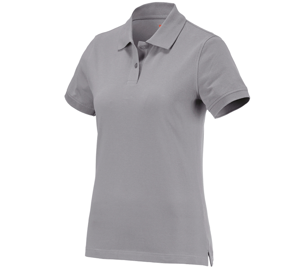Koszulki | Pulower | Bluzki: e.s. Koszulka polo cotton, damska + platynowy