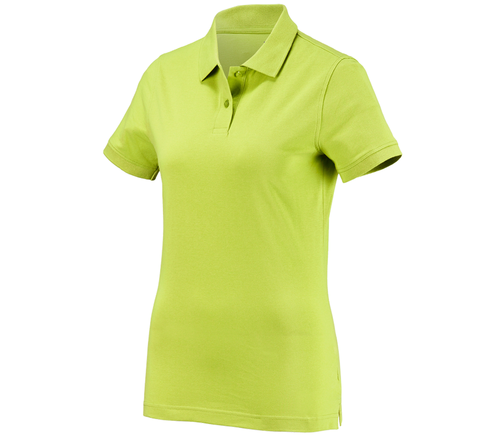 Koszulki | Pulower | Bluzki: e.s. Koszulka polo cotton, damska + majowa zieleń