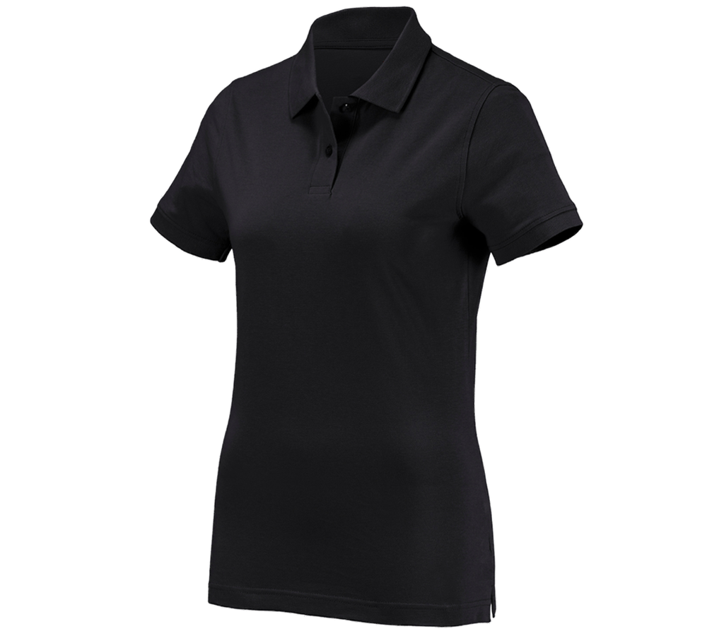 Koszulki | Pulower | Bluzki: e.s. Koszulka polo cotton, damska + czarny