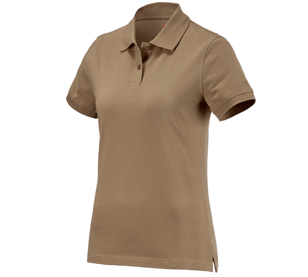 Koszulki | Pulower | Bluzki: e.s. Koszulka polo cotton, damska + khaki