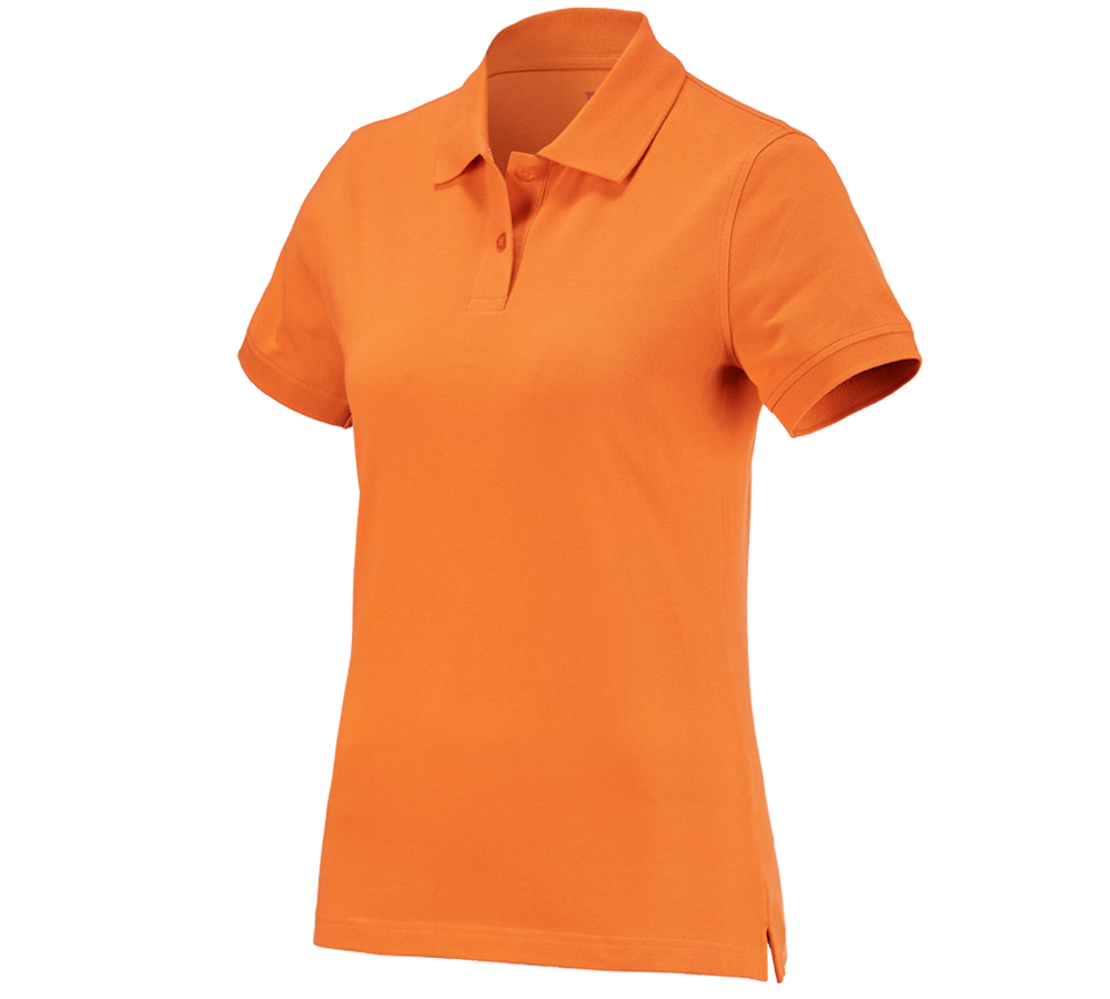 Koszulki | Pulower | Bluzki: e.s. Koszulka polo cotton, damska + pomarańczowy