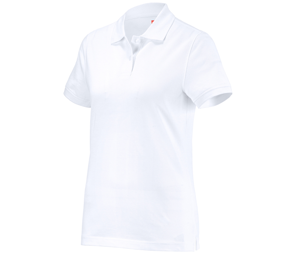 Koszulki | Pulower | Bluzki: e.s. Koszulka polo cotton, damska + biały
