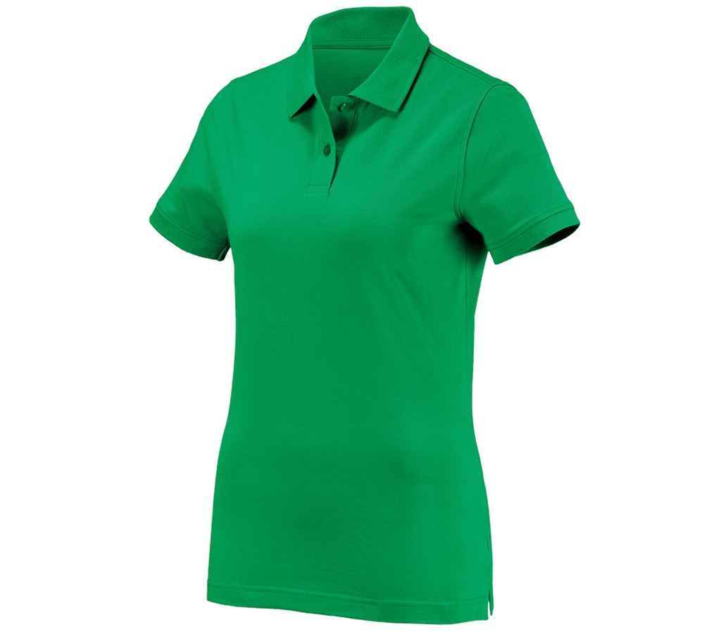 Koszulki | Pulower | Bluzki: e.s. Koszulka polo cotton, damska + trawiastozielony