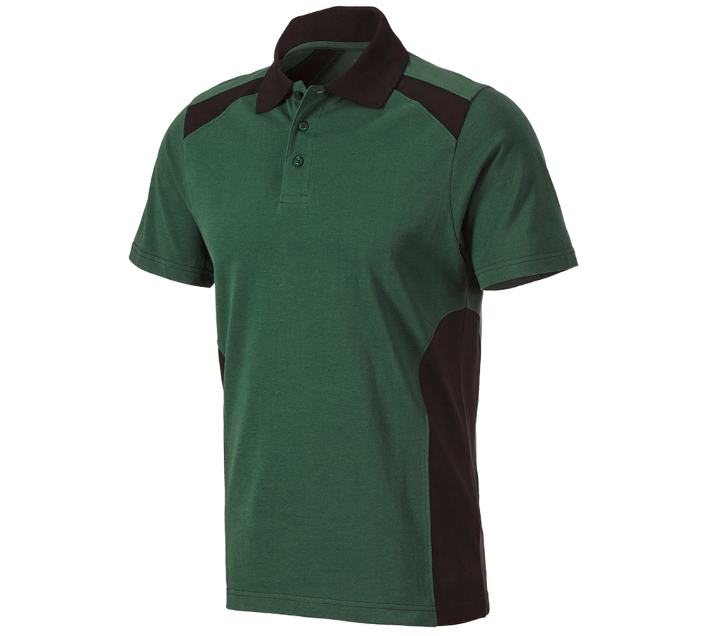 Koszulki | Pulower | Koszule: Koszulka polo cotton e.s.active + zielony/czarny