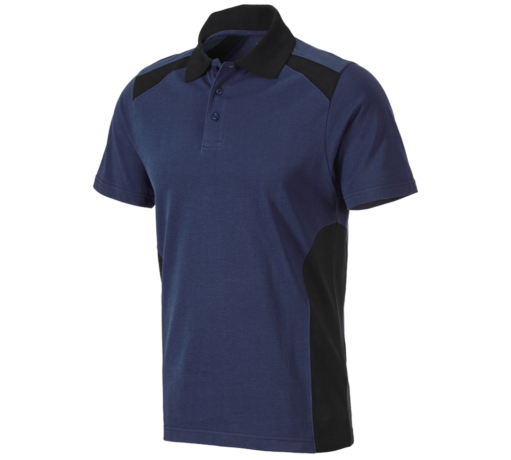 Koszulki | Pulower | Koszule: Koszulka polo cotton e.s.active + granatowy/czarny